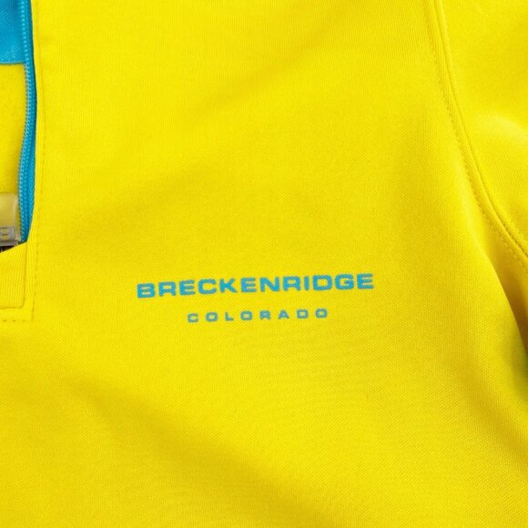 outfitter Trading Co. Women's Medium Breckenridge Co. Pullover Yellow 1/4 zip - Picture 2 of 6